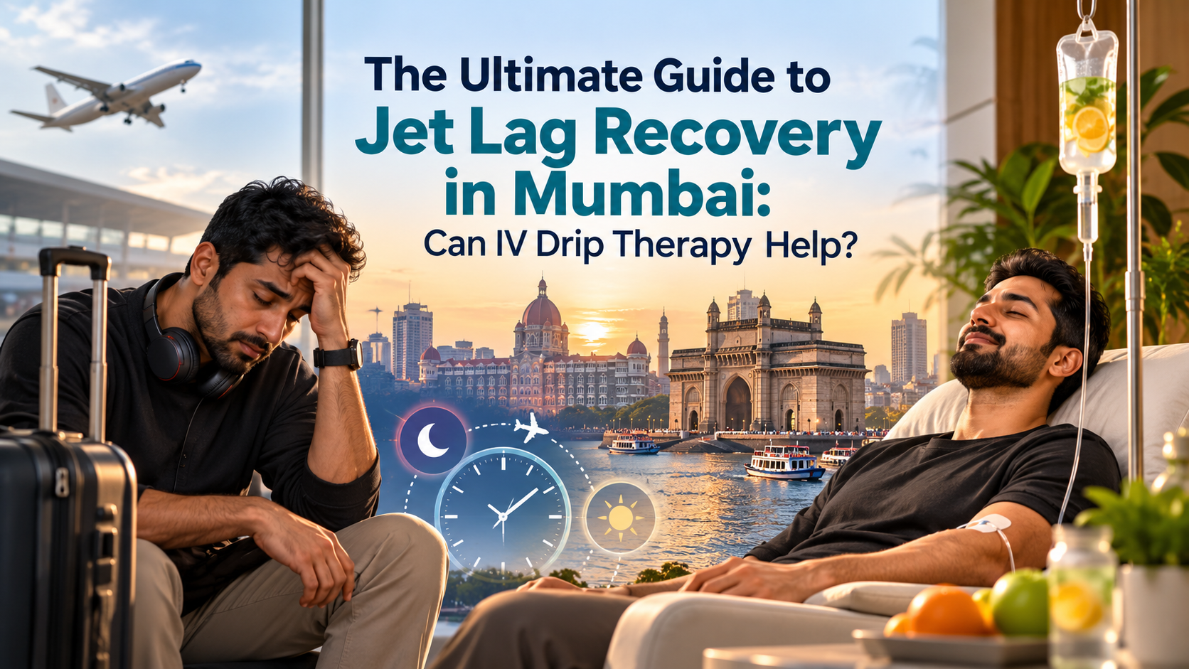 The Ultimate Guide to Jet  Lag Recovery in Mumbai:  Can IV Drip Therapy Help?