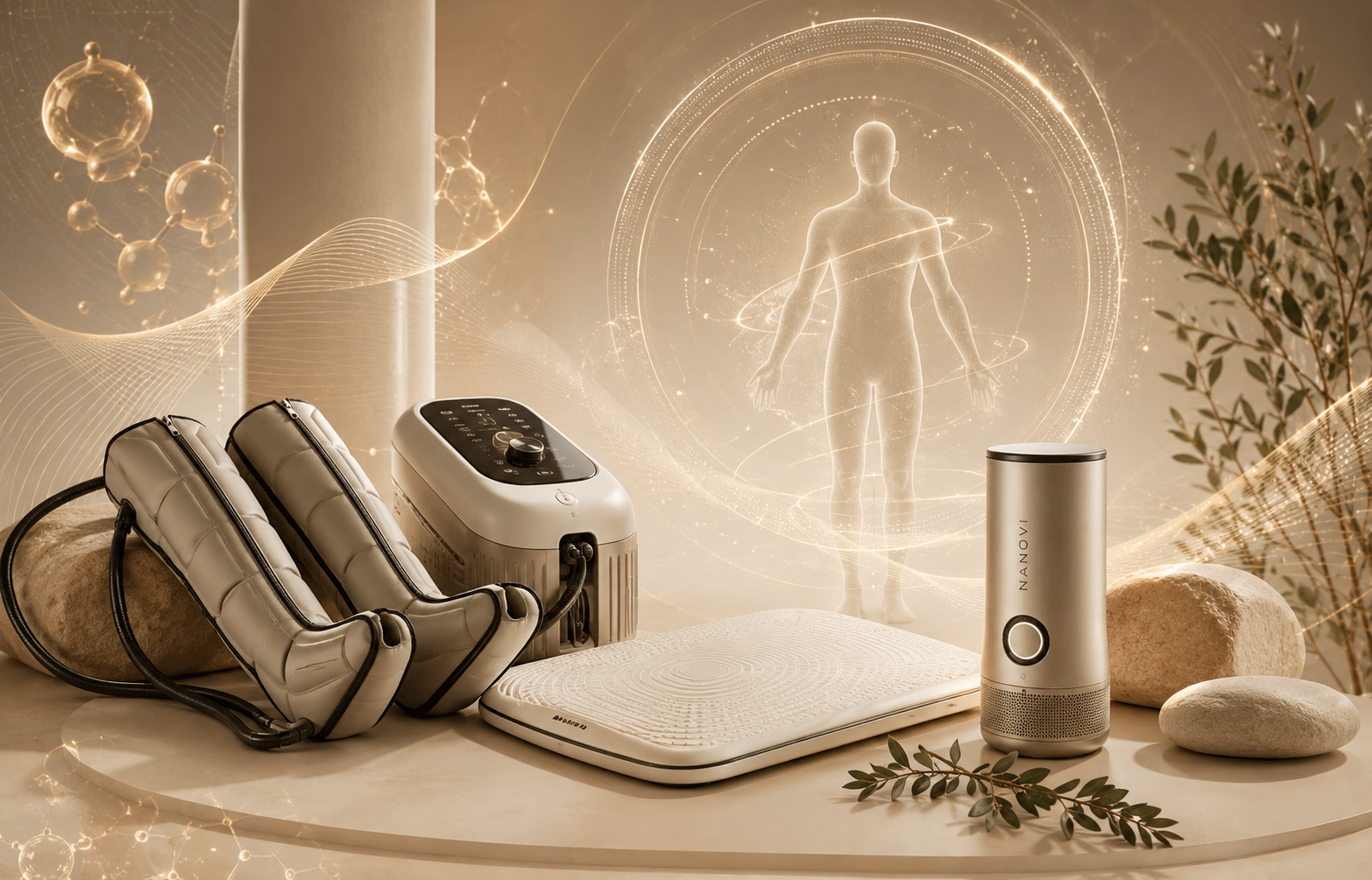 Non-Invasive Biohacking Therapies: How PEMF, Compression, and NanoVi Are Redefining Recovery, Energy, and Longevity